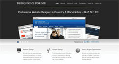 Desktop Screenshot of designoneforme.com